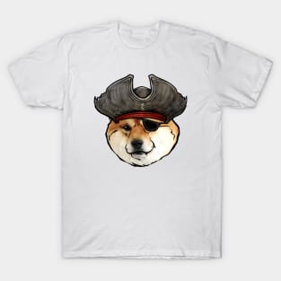 Shiba Inu Pirate T-Shirt